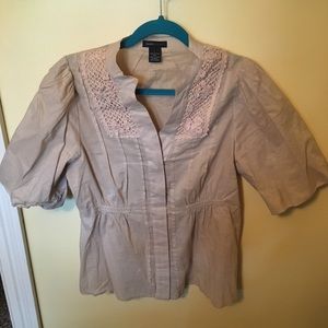 BCBG MAXAZRIA Bell-sleeved shirt